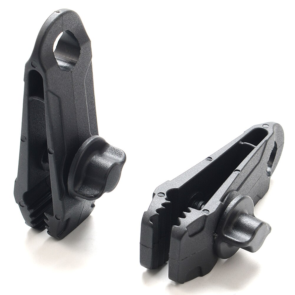 Cheap Goat Tents 1pcs Tent Clip Outdoor Camping Nylon Heavy Duty Windproof Awning Clamp Grip for Garden Shade Cloth Tent Accessories Black   